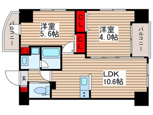 フォルトゥーナ門前仲町の物件間取画像